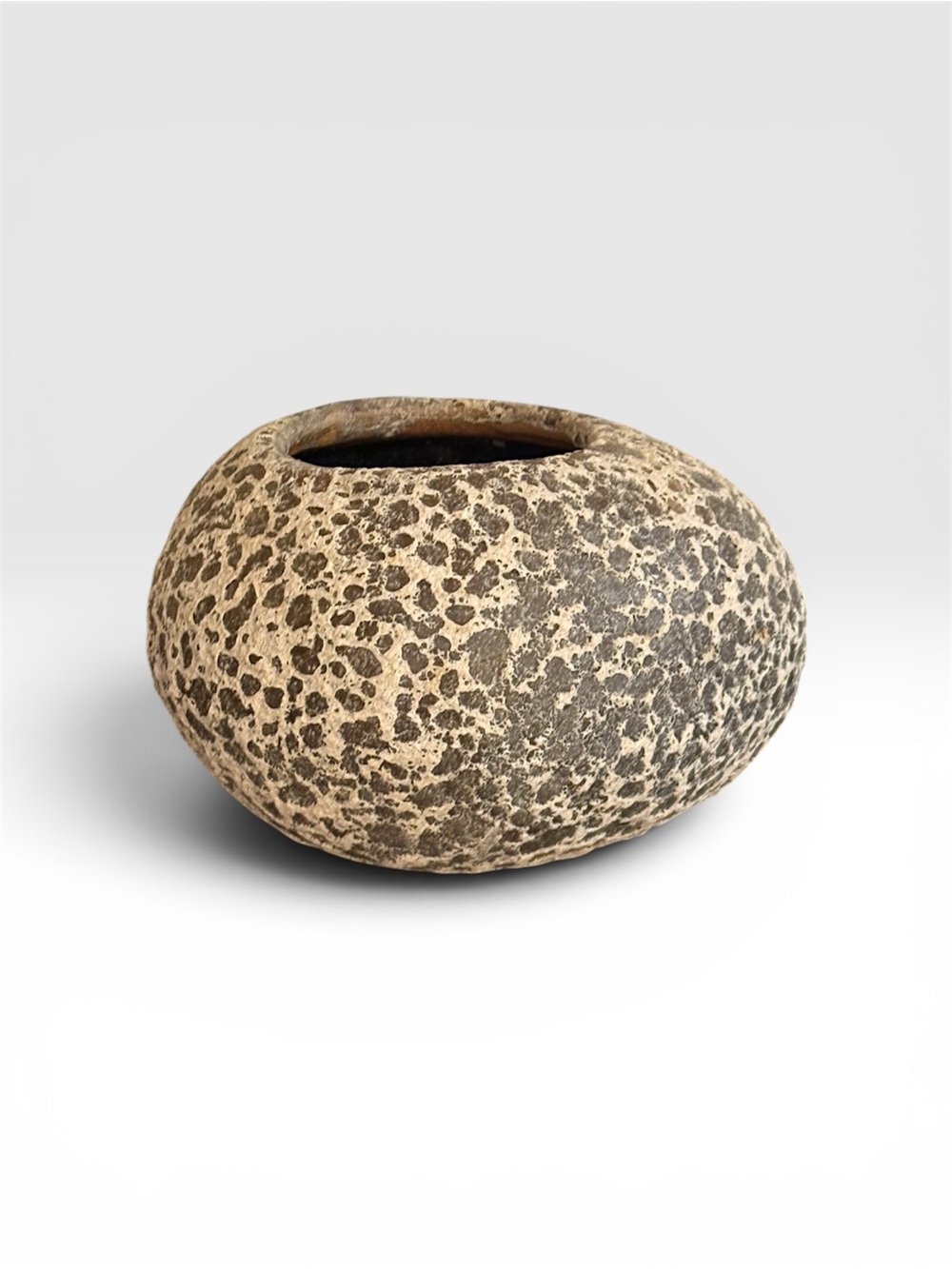 Vintage Planter Pot/Vase Brutalist Fat Lava Style Textured Planter/Vase